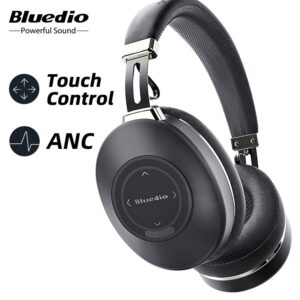 Bluedio Wireless Headphones, ANC, Wireless Headset, HIFI, Step Counting, SD-Card Slot, Bluetooth-compatible, Cloud, APP