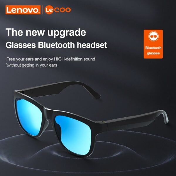 Lenovo Smart C8 Music Sunglasses HIFI headset Wireless Bluetooth 5.0 Headphone Driving Glasses earphone Call with HD MIC